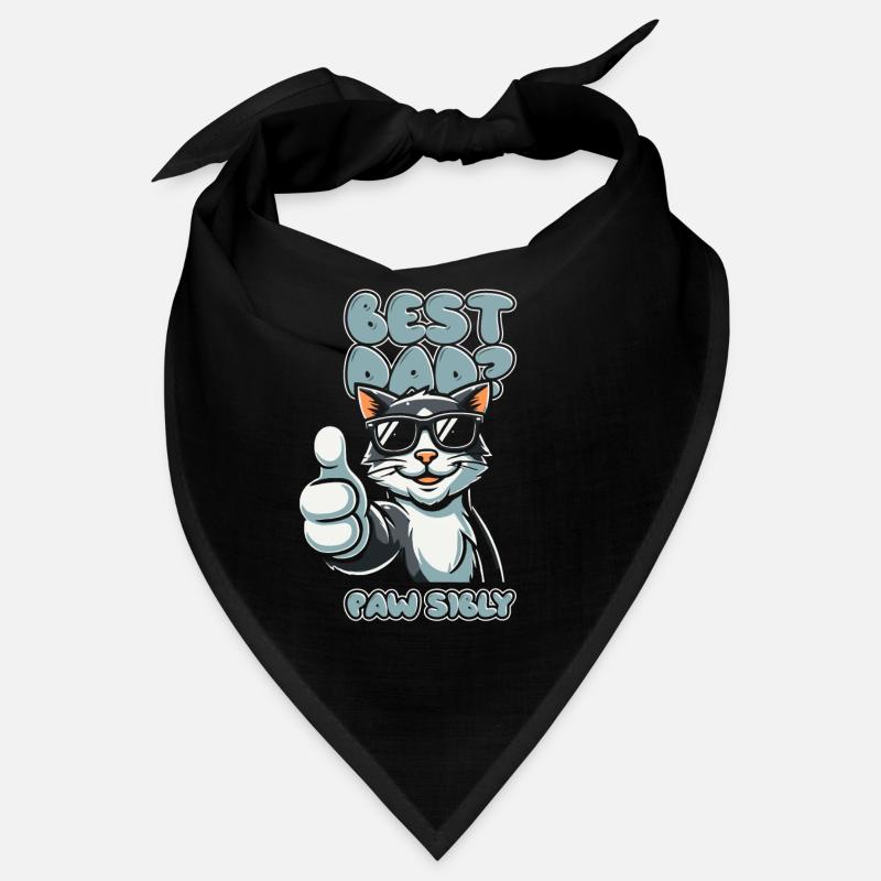 Katze Vater Best Dad Pawsibly Bandana