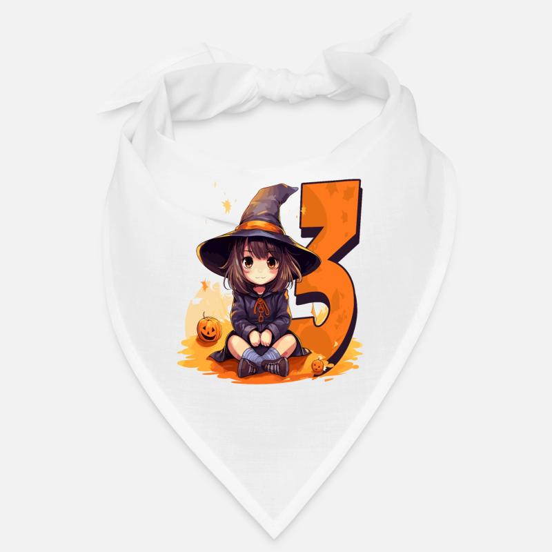 Costume d’anniversaire de sorcière – Trois ans Bandana