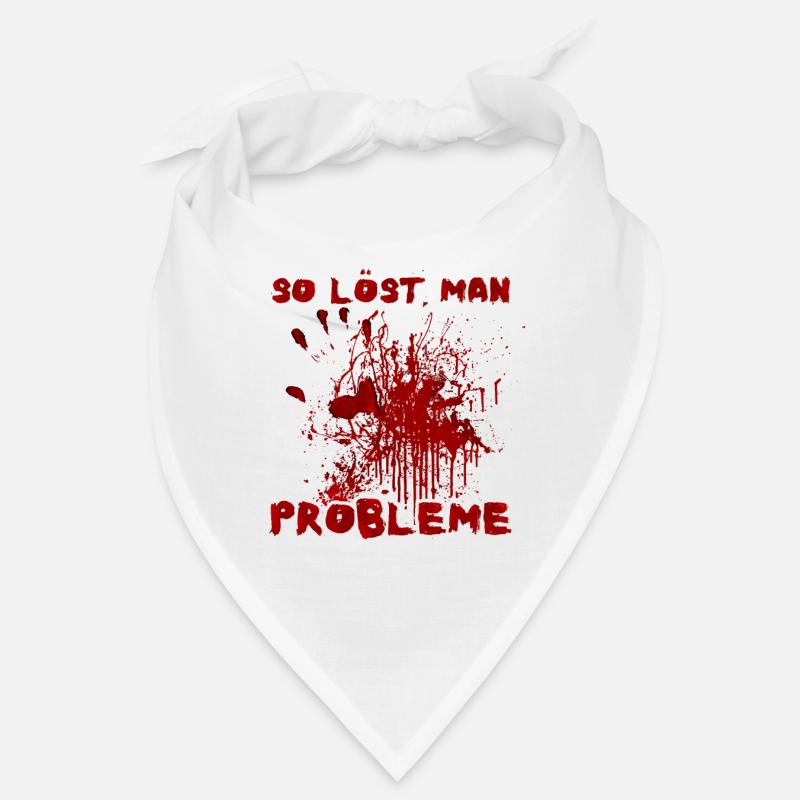 Comment résoudre les problèmes - Drôle de dicton d’Halloween Bandana