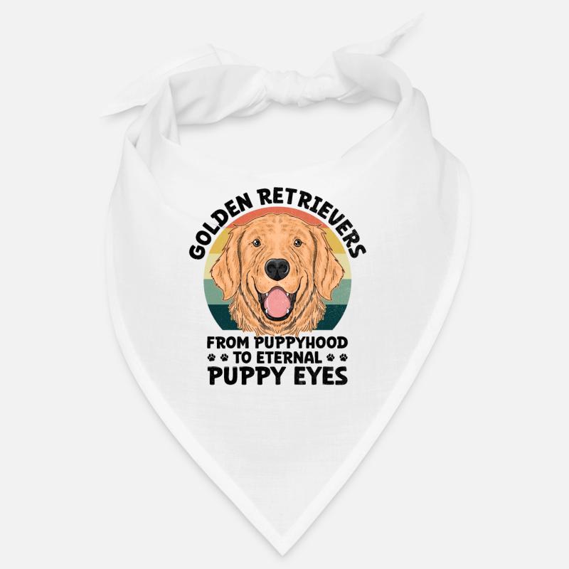 Golden Retrievers : de chiot à chiot éternel Bandana