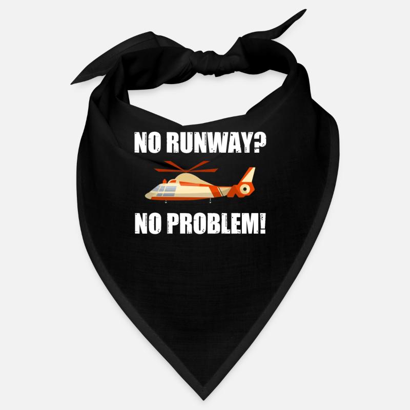 No runway? No problem! Helicopter Lover Bandana
