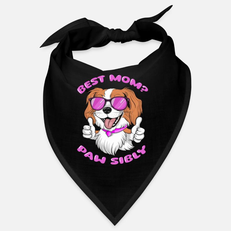 Roi Charles Cavalier Mère Meilleure Maman Pawsibly Bandana