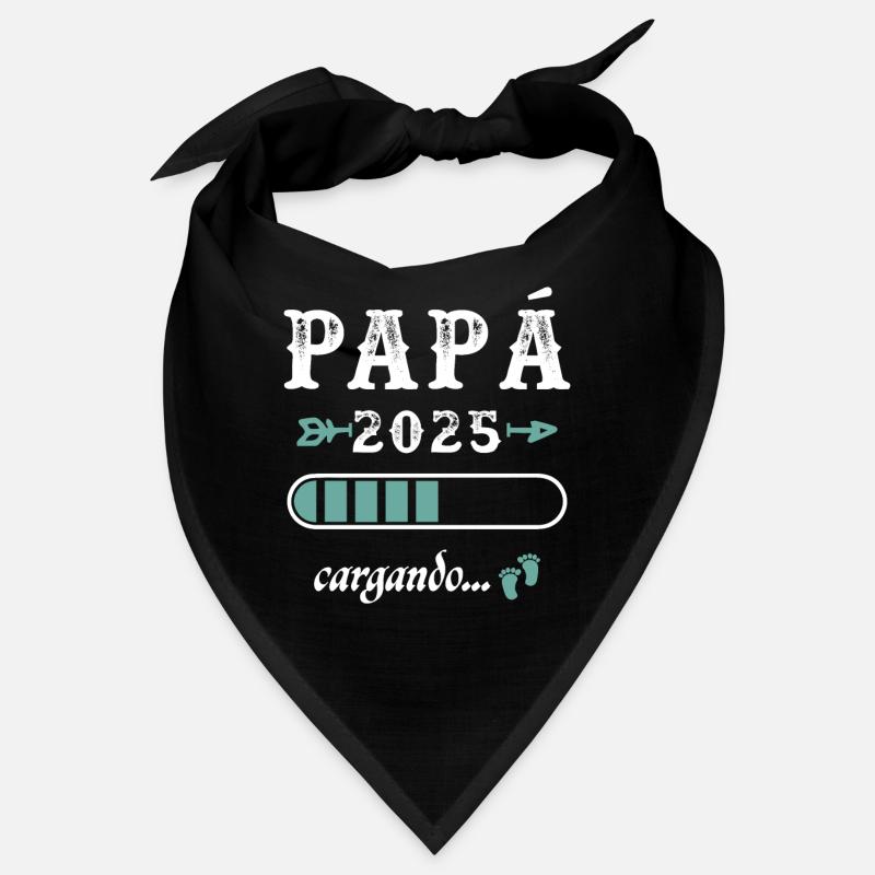 Papa 2025 Loading Geschenk Zukunft Vater Bandana