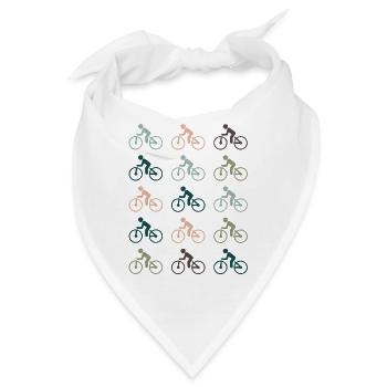 Fahrrad - Bandana - Weiß - Vorne