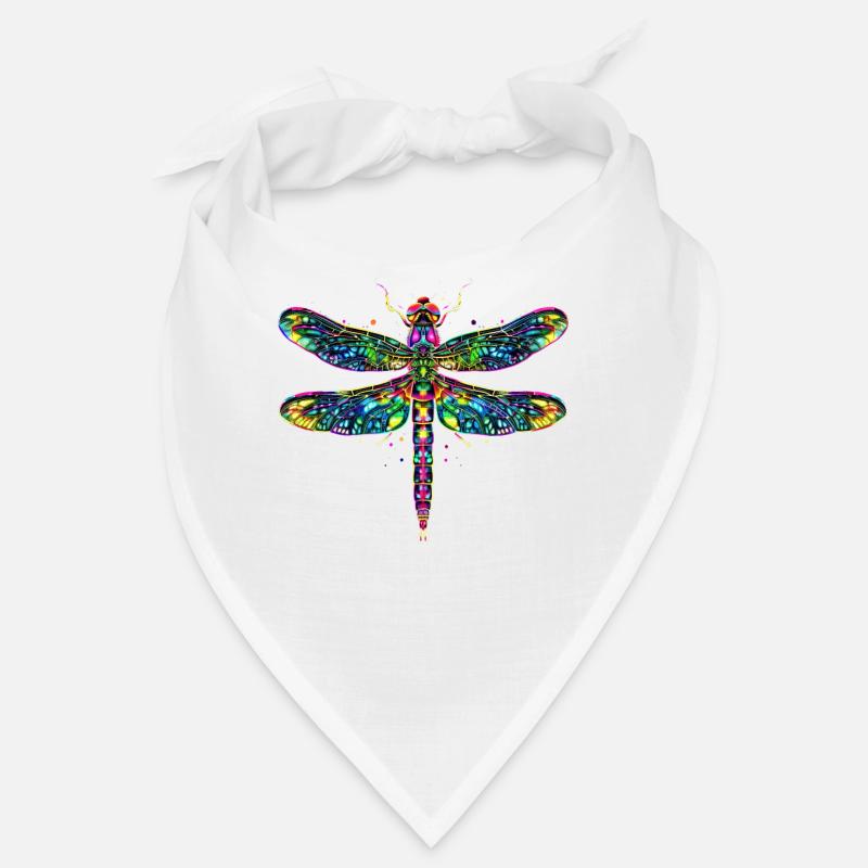 Libellule Libellule Ailes Colorées Libellules Mignonnes Bandana