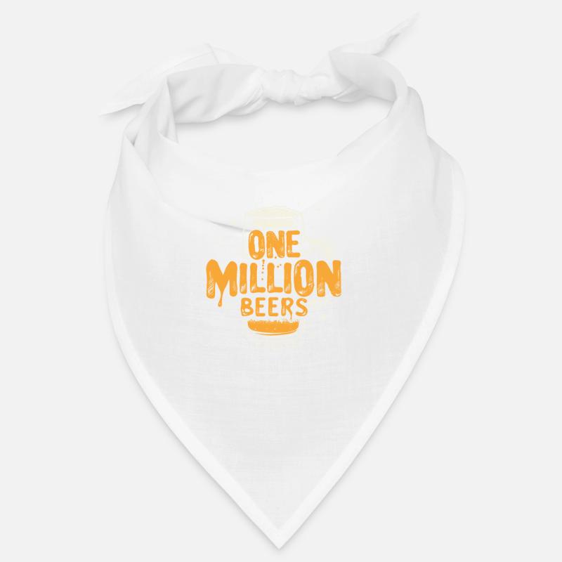 Eine Million Biere bitte Humorvolles Herren Design Bandana