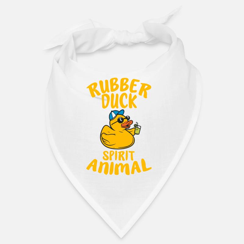 Quietscheentchen Quietscheente Gummiente Bandana