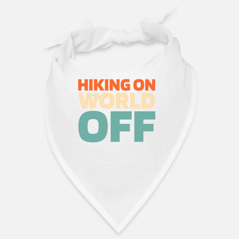 Wandern Wanderer Hiking On World Off Bandana