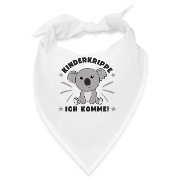 Kinderkrippe Ich Komme Krippenkind Koala - Bandana - Weiß - Vorne