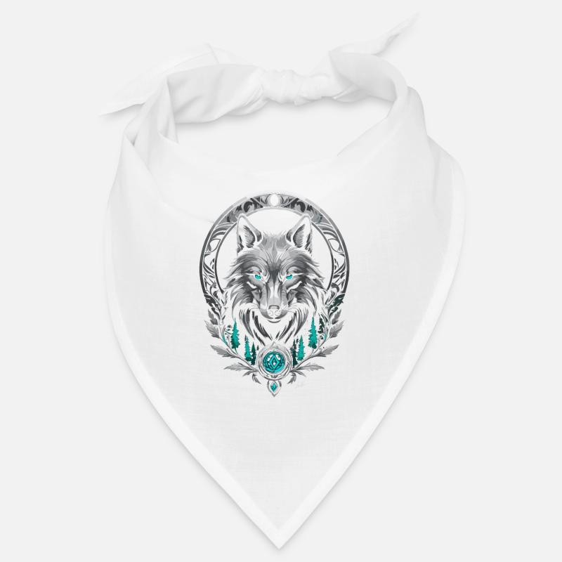 Mittelalterlicher Polarwolf Bandana