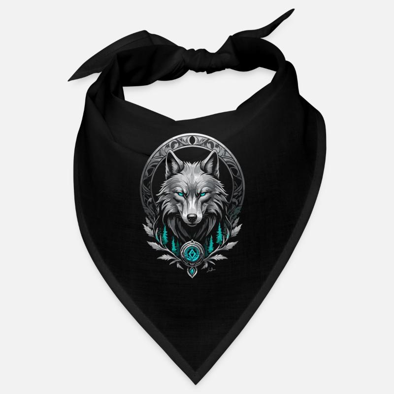 Mittelalterlicher Polarwolf Bandana
