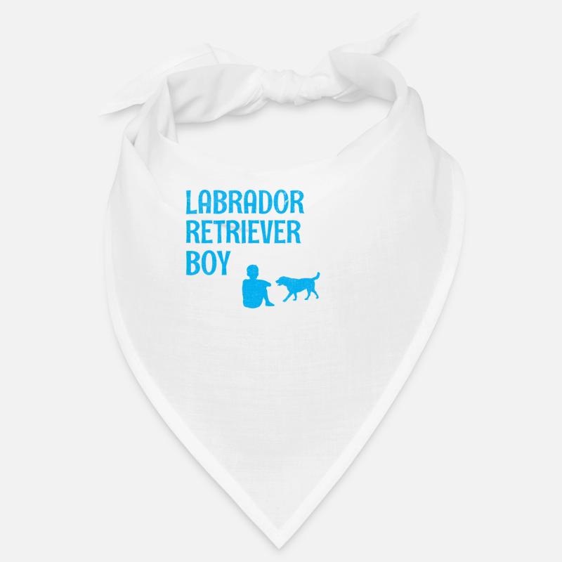 Labrador Retriever Boy Wie Ein normaler Boy Lab Do Bandana