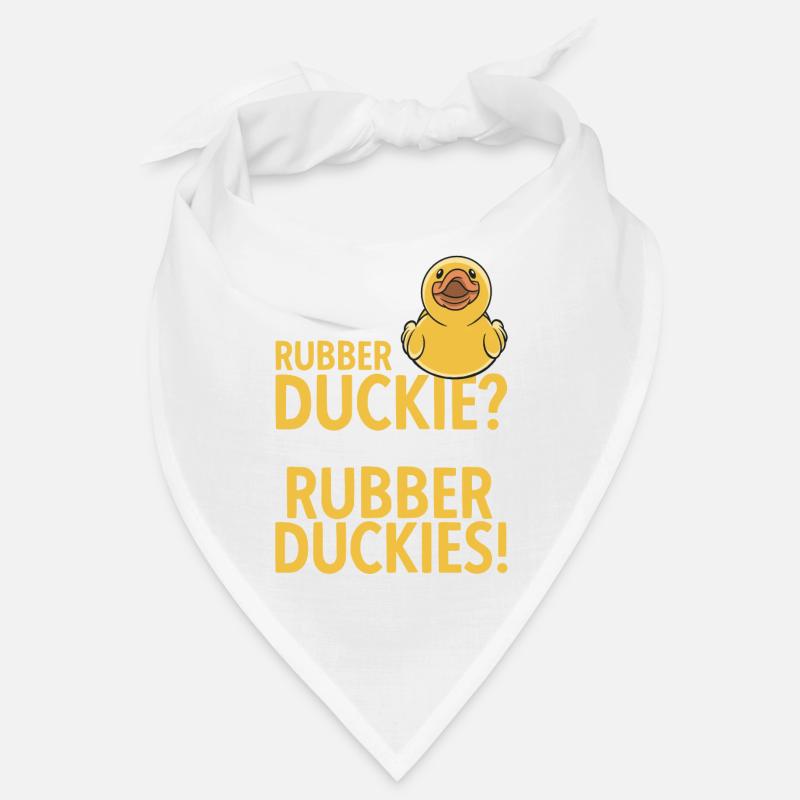 Quietscheentchen Quietscheente Gummiente Bandana