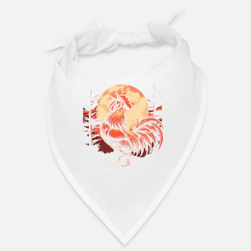 Huhn Henne Moon Howling Bandana