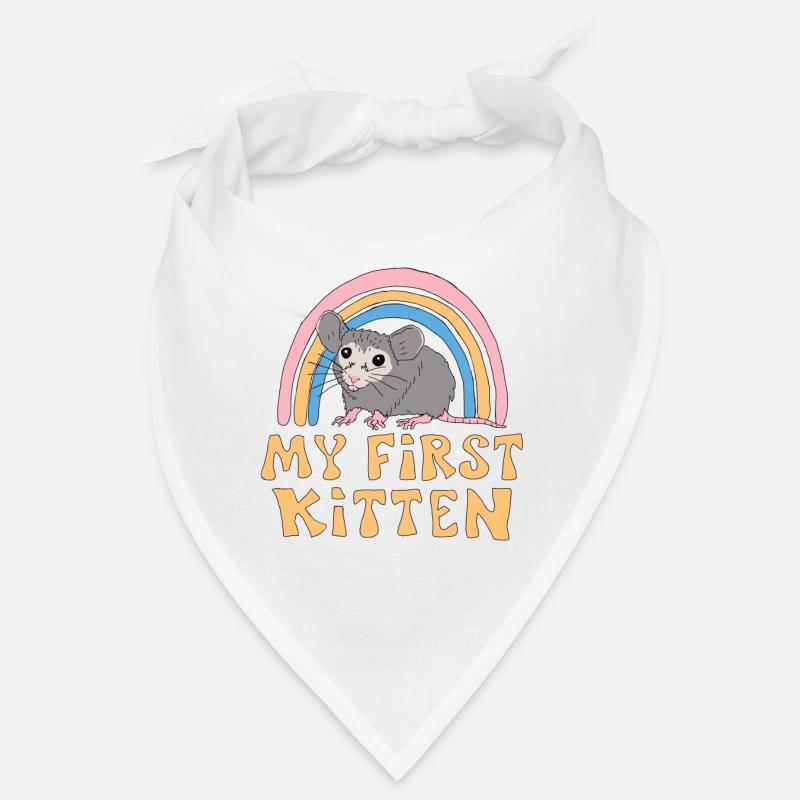 Mause Ratte Kätzchen Mäuschen Spruch Haustier Bandana