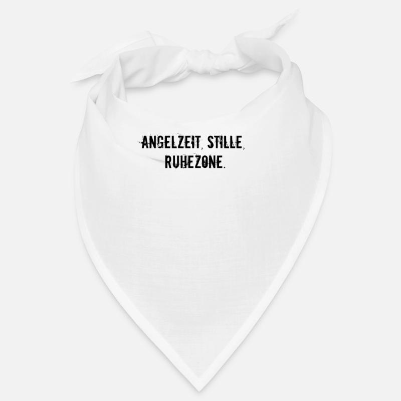 Pêche - temps de pêche, silence, zone de calme. Bandana