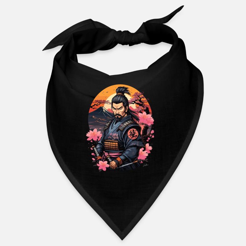 Samurai Japan Kirsche Bandana