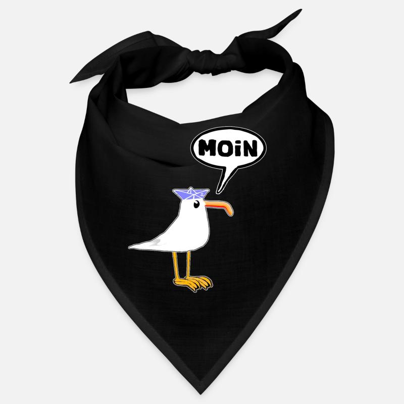 Moin Seagull Bottes en caoutchouc Bottes Speech Bubble Bandana