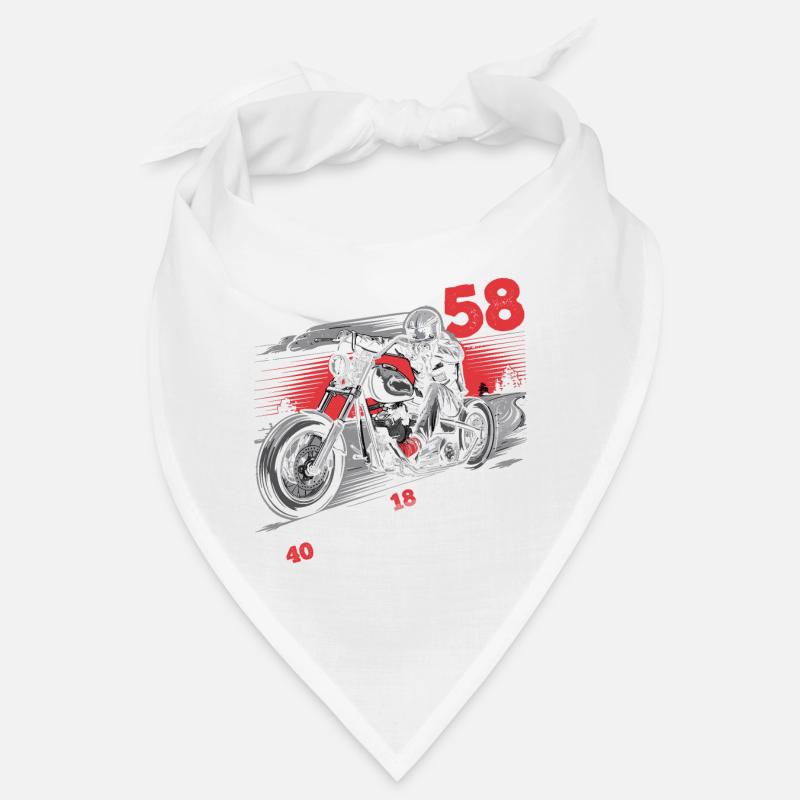 Ich bin nicht 58 Motorradfahrer Biker 58. Bandana