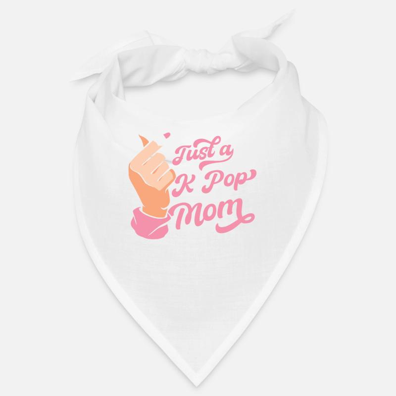 K Pop Kpop Pop Coréenne Juste une maman Kpop - Bandana - blanc