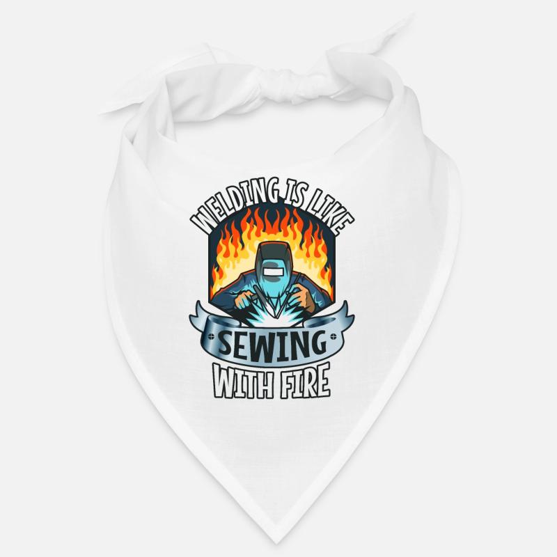 Welding is like sewing with fire Bandana