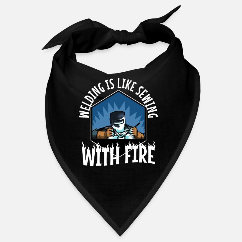 Welding is like sewing with fire Bandana