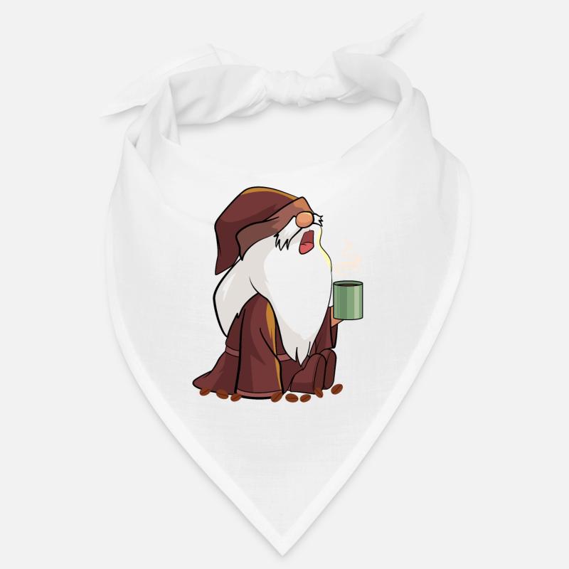 Tired Gnome Coffee Drinker Coffee Bandana