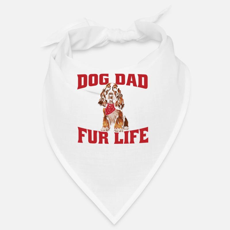 Cocker Spaniel Dog Dad For Life Bandana