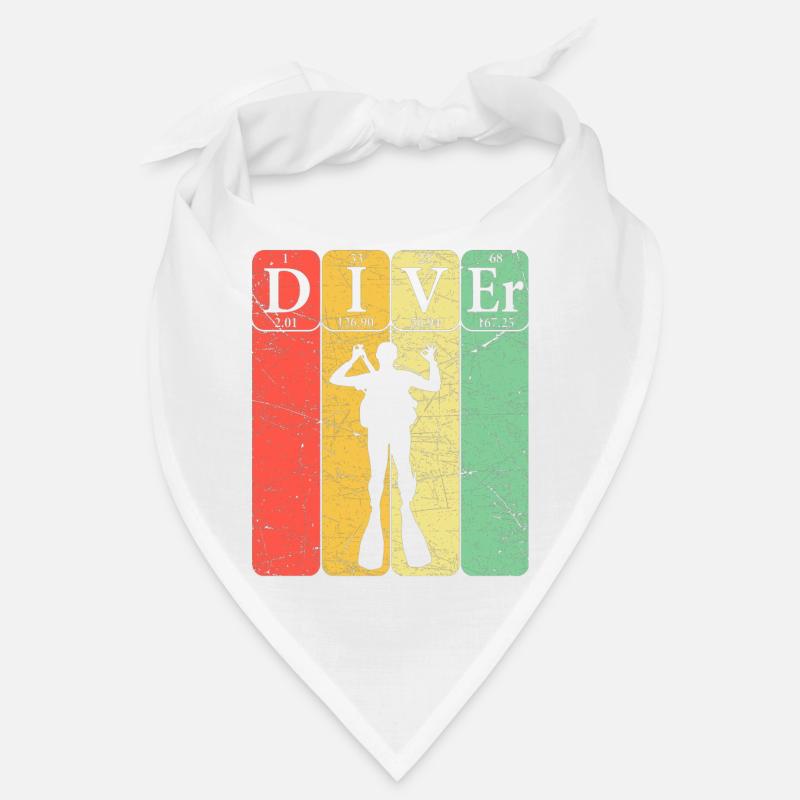 Scuba Diver Periodic Table Elements Scuba Diving Bandana