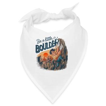 Bouldern Felsklettern Klettersport - Bandana - Weiß - Vorne