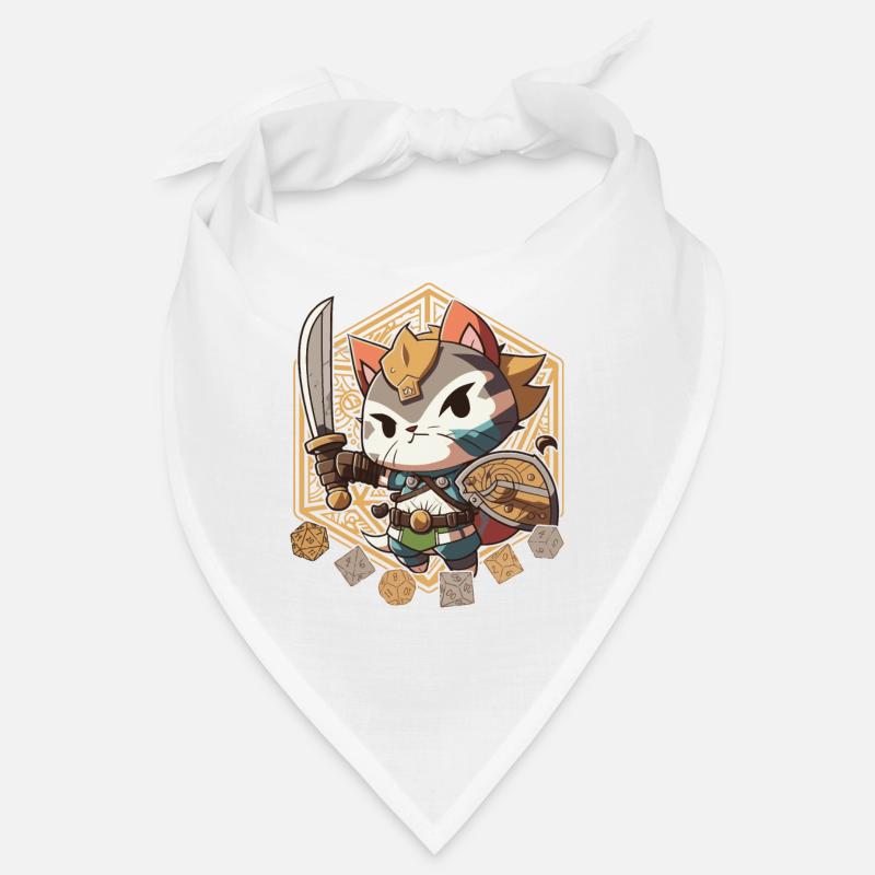 Play Controller Gaming Gamer Samurai Cat Bandana