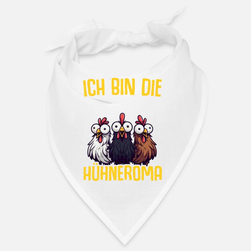 Huhn Hühner Mutter Oma Geschenk Sprüche Bandana