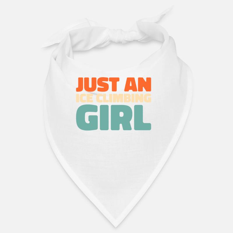 Eisklettern Just An Ice Climbing Girl Bandana