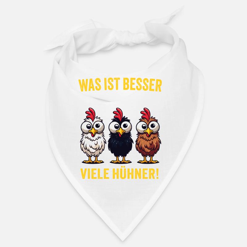 Huhn Hühner Mutter Oma Geschenk Sprüche Bandana