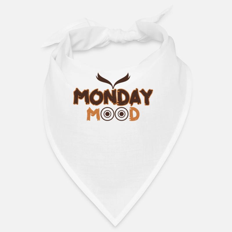 Monday Mood, Eule, Statement funny Montags Montag Bandana