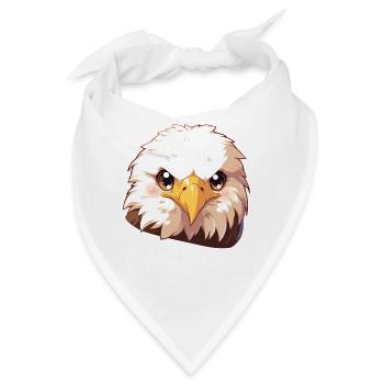 Bald Eagle Weißkopfseeadler - Bandana - Weiß - Vorne