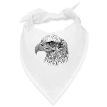Bald Eagle Weißkopfseeadler - Bandana - Weiß - Vorne