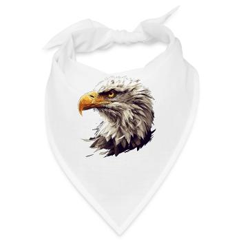 Bald Eagle Weißkopfseeadler - Bandana - Weiß - Vorne