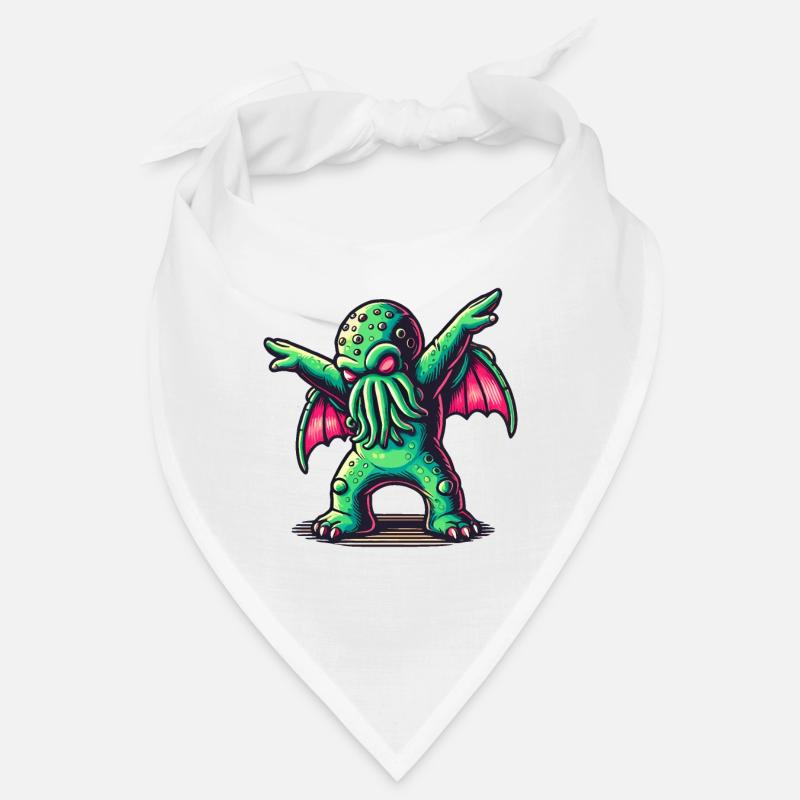 Funny Dancing Cthulhu Tentacle Creature Bandana