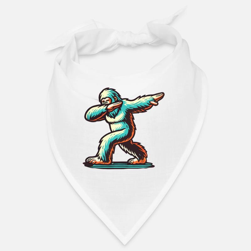 Dabbender Bigfoot Lustiges Dabbing Design Bandana