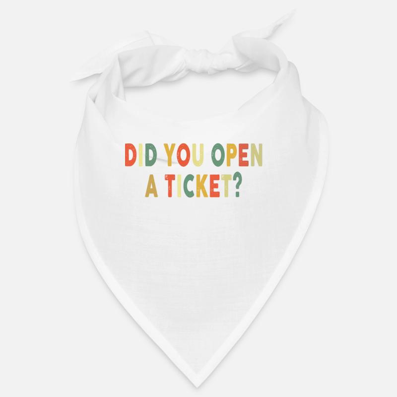 Avez-vous ouvert un ticket drôle d’administrateur système Bandana