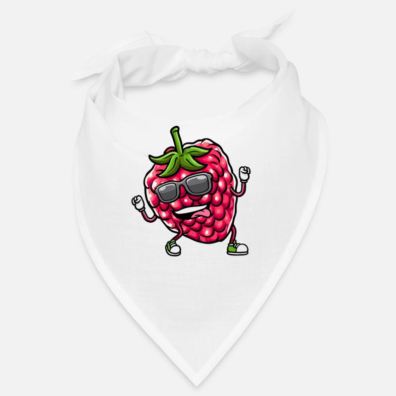 Baies Dansant Framboises Fruit Bandana