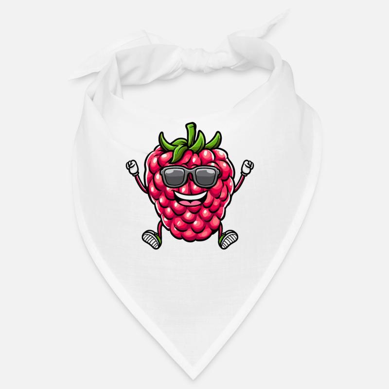 Baies Dansant Framboises Fruit Bandana