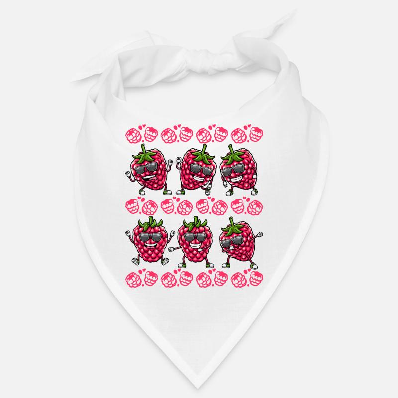 Baies Dansant Framboises Fruit Bandana