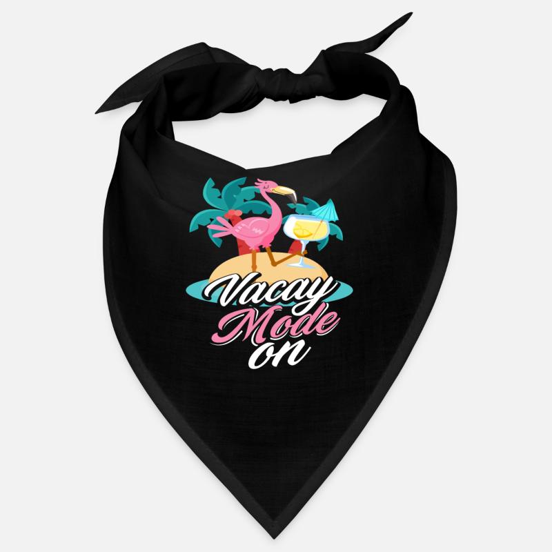 Mode vacances Flamingo activé Bandana