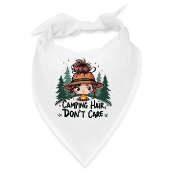 CAMPING-HAARE, IST DIR EGAL - Bandana - Weiß - Vorne