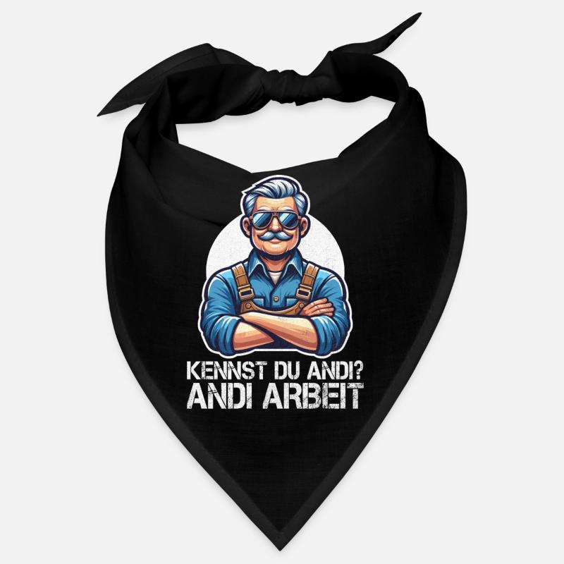 Handwerker Andi Arbeit Geschenk Sprüche Lustig Bandana