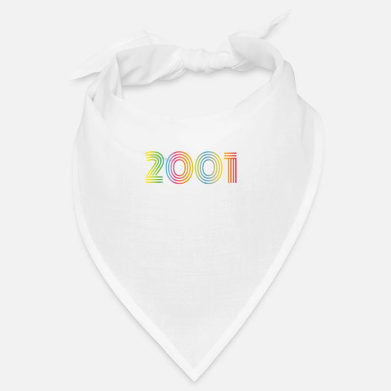 2001 Anniversaire Funky Année Bandana