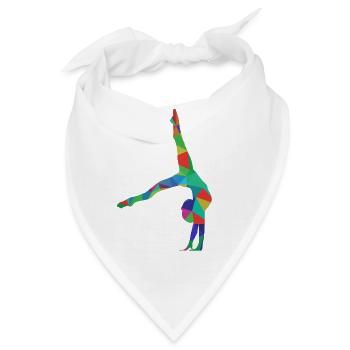 Turnen Bodenturnen Handstand - Bandana - Weiß - Vorne