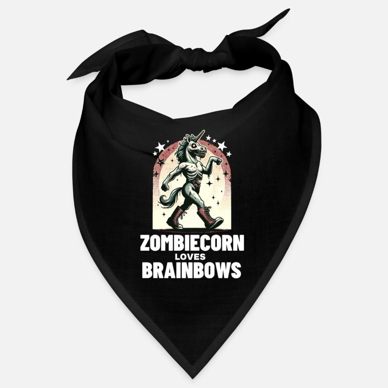 Zombiecorn aime la licorne effrayante de Brainbow Bandana